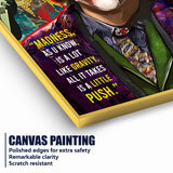 Why So Serious Joker Pop Art Cotton Canvas Wall Painting